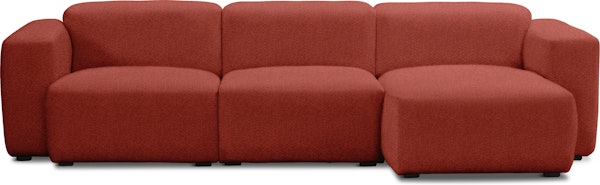 Mags Soft Low Sectional with Chaise Narrow - Right